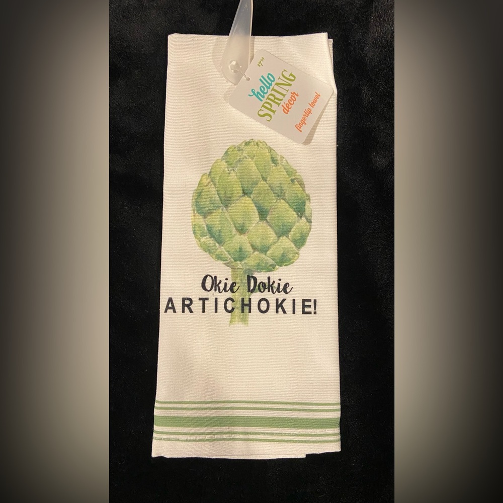 Vegetable Pun Fingertip Towel